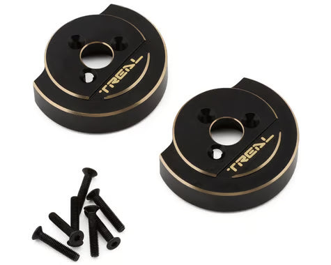 Treal Hobby Vanquish H10 Optic Brass Rear Counterweights (2) (78.4g Each) (Use With TLHVPH10)