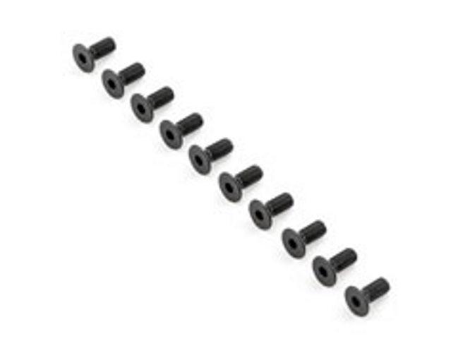 Team Losi Racing TLR255026 Flat Head Screws M5x12mm (10) 5ive-B