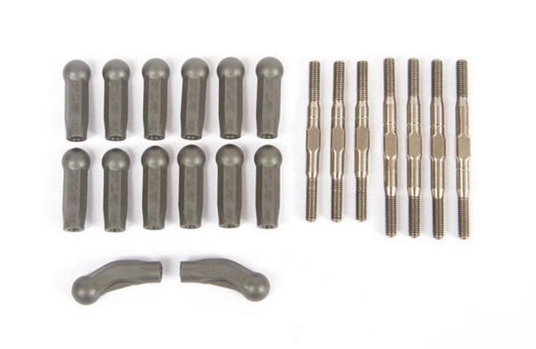 Team Losi Racing TLR334077 HD Turnbuckle Kit Titanium 22X-4