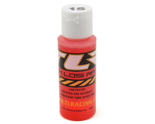 Team Losi Racing TLR74000 Silicone Shock Oil (2oz) (15wt)