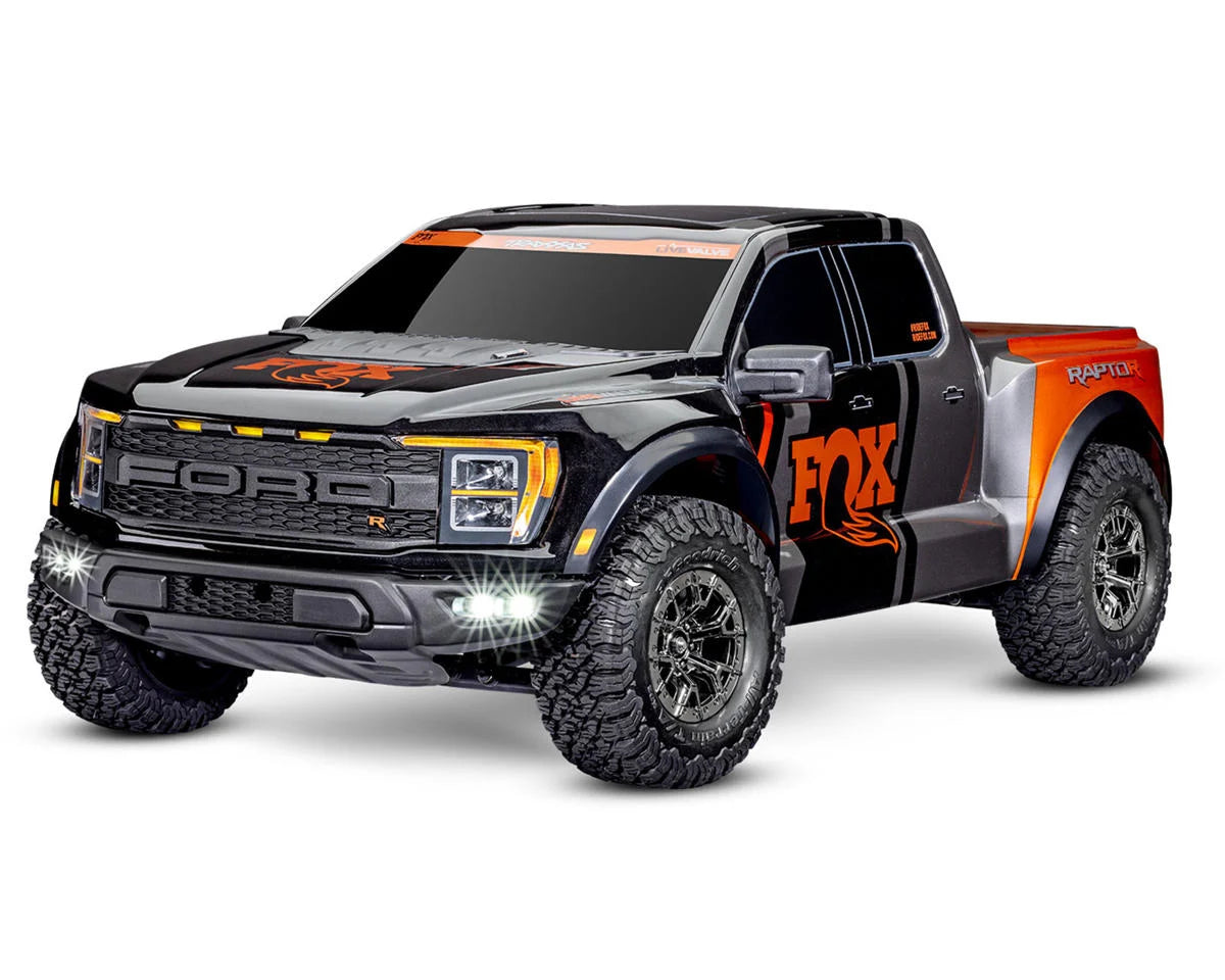 Traxxas 101177-4-FOX1 Ford Raptor R 4X4 Ultimate VXL Brushless RTR 1/10 4WD Truck (Fox 1) w/TQi 2.4GHz Radio