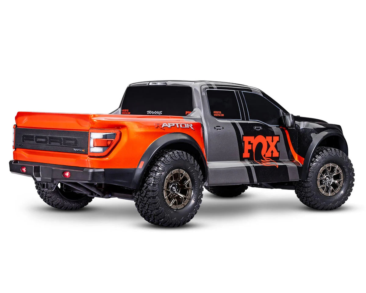 Traxxas 101177-4-FOX1 Ford Raptor R 4X4 Ultimate VXL Brushless RTR 1/10 4WD Truck (Fox 1) w/TQi 2.4GHz Radio