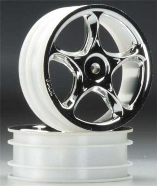 Traxxas 2473 Tracer Front Wheels Chrome Bandit (2)