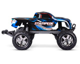 Traxxas 36354-4-BLUE Stampede BL-2s HD RTR 1/10 2WD Brushless Monster Truck (Blue) w/BL-2s ESC & TQ 2.4GHz Radio