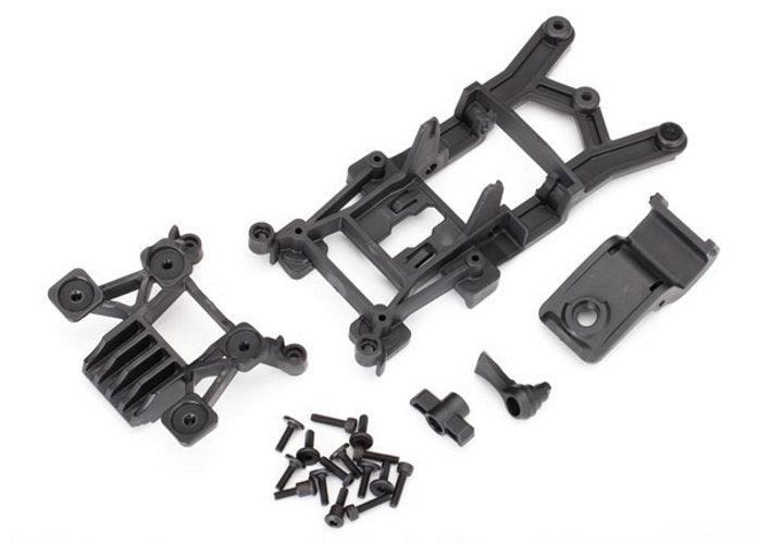 Traxxas 6720 Body Mounts Front & Rear/ 3x12mm CS (4) Rustler 4X4