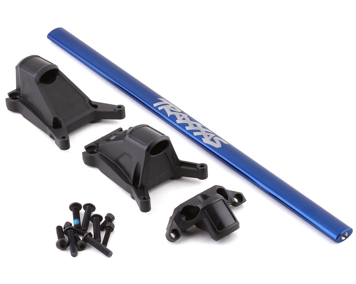 Traxxas 6730X Rustler/Slash 4x4 LCG Chassis Brace Kit (Blue)