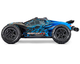Traxxas Rustler® 67464-4-BLUE 4x4 VX3 1/10 RTR 4WD Brushless Stadium Truck (Blue) w/VX3 ESC, TQi™ Sport 2.4GHz Radio & TSM®