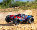 Traxxas Rustler® 67464-4-RED 4x4 VX3 1/10 RTR 4WD Brushless Stadium Truck (Red) w/VX3 ESC, TQi™ Sport 2.4GHz Radio & TSM®