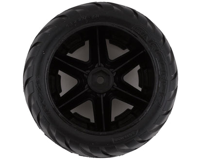 Traxxas 6768X Anaconda 2.8" Pre-Mounted Tires w/RTX Electric Rear Wheels (2) (Black Chrome)
