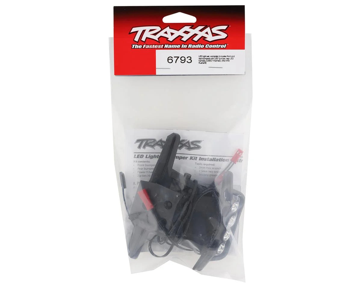 Traxxas 6793 Rustler 4x4 Light Kit w/Front & Rear Bumpers