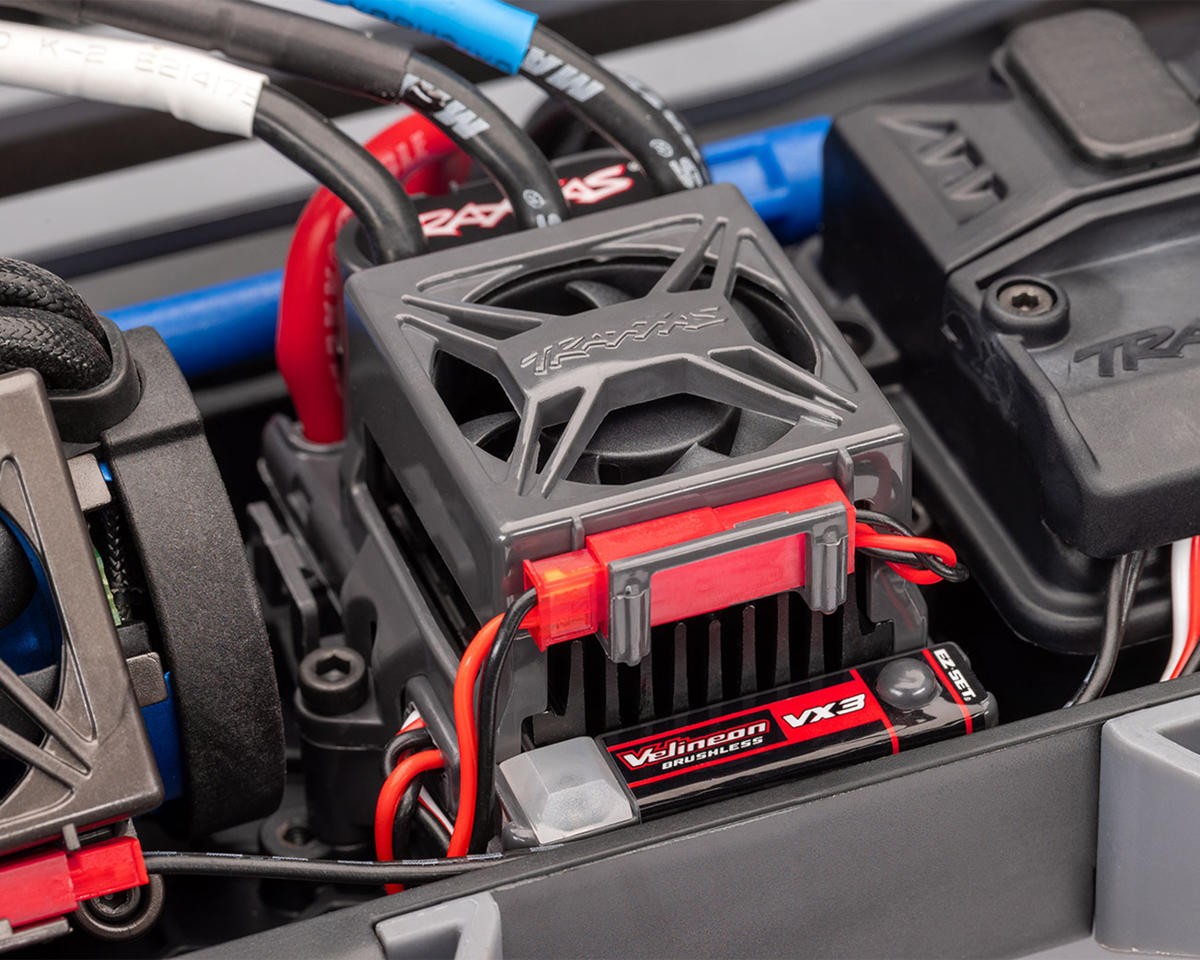 Traxxas 68454-4-RED Slash® 4x4 VX3 1/10 RTR 4WD Brushless Short Course Truck (Red) w/VX3 ESC, TQi™ Sport 2.4GHz Radio & TSM®