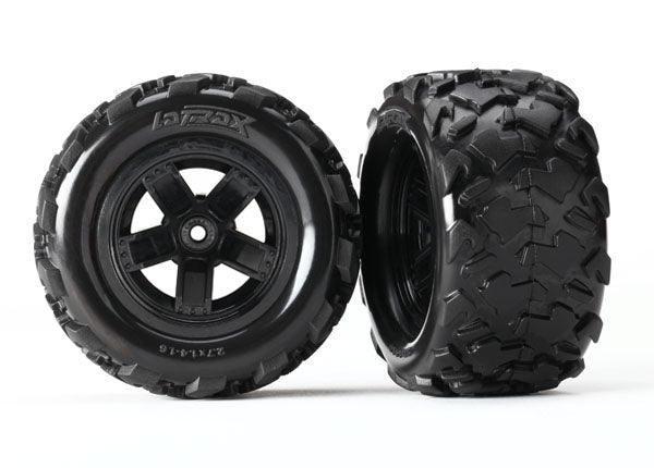 Traxxas 7672 LaTrax Tires/Wheels Assembled Glued Teton (4)