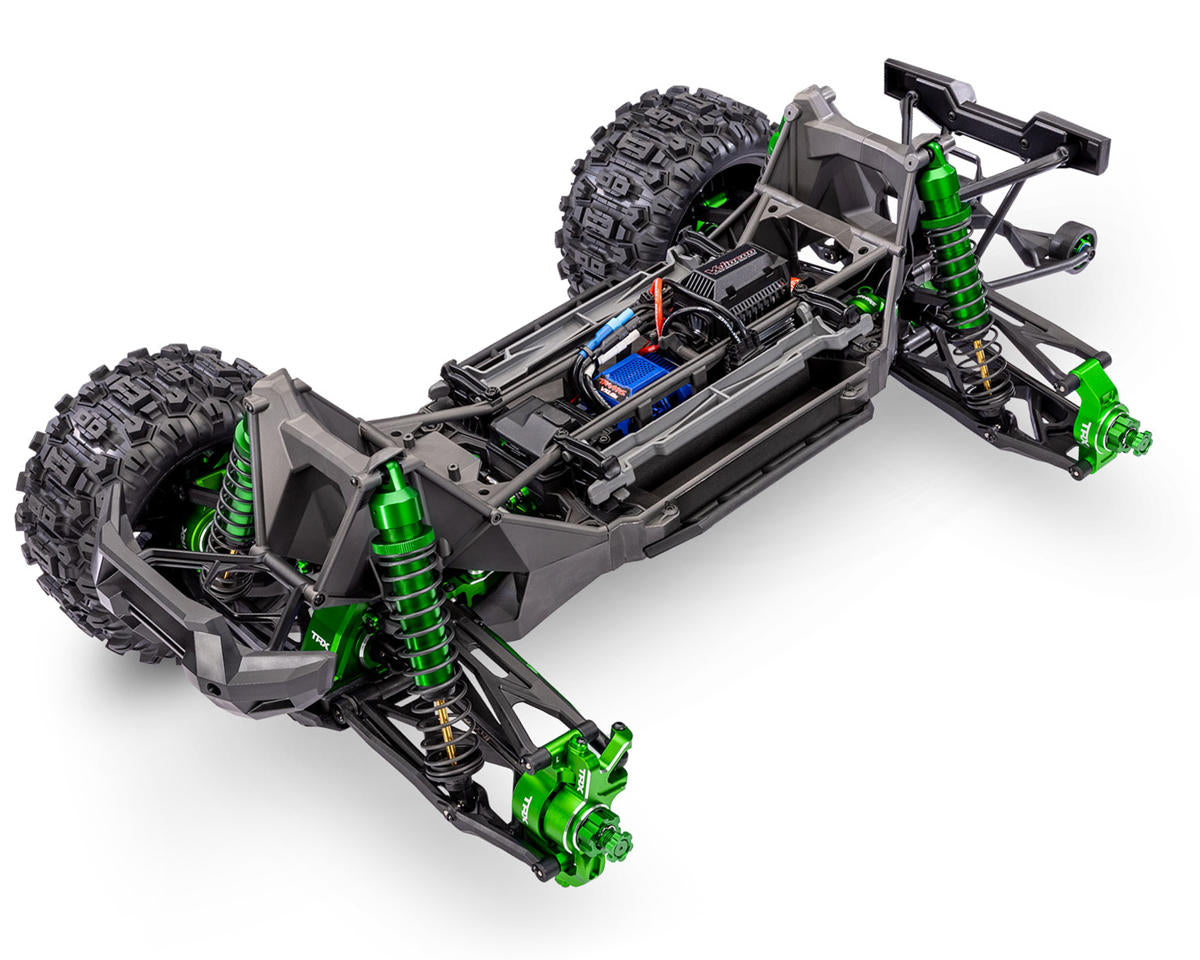 Traxxas 77097-4-GRNX X-Maxx Ultimate 8S 4WD Brushless RTR Monster Truck (Green) w/TQi 2.4GHz Radio & TSM