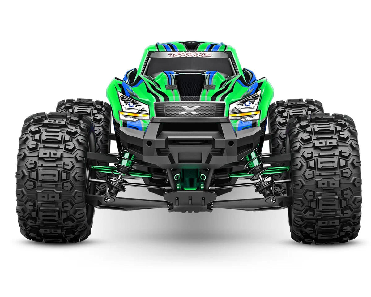 Traxxas 77097-4-GRNX X-Maxx Ultimate 8S 4WD Brushless RTR Monster Truck (Green) w/TQi 2.4GHz Radio & TSM