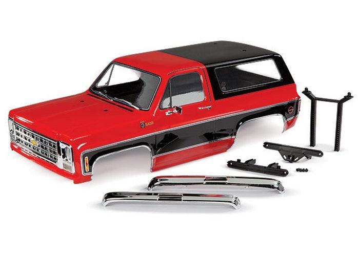 Traxxas 8130R Painted Body Chevrolet Blazer (1979) Complete (Red) TRX-4