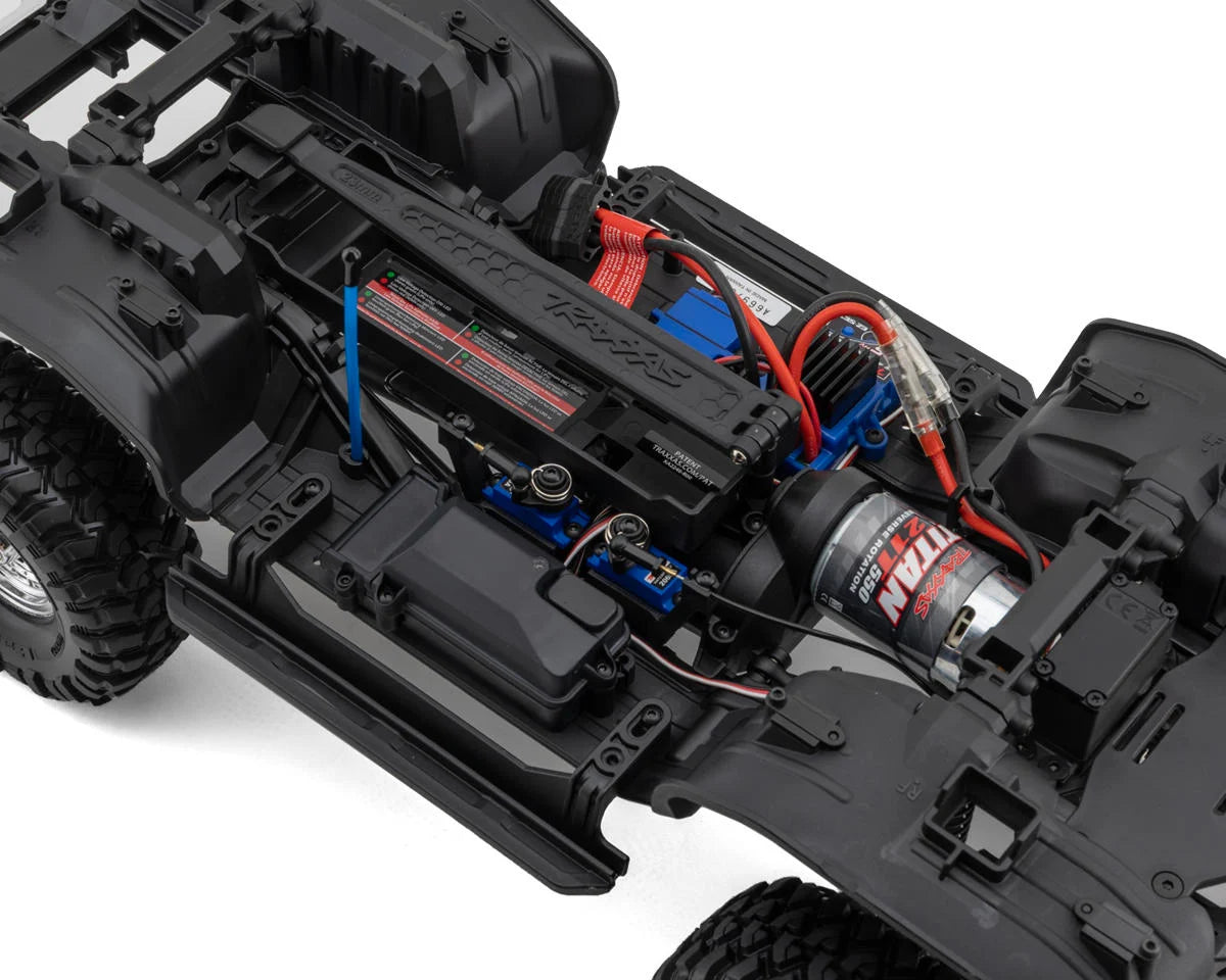 Traxxas 82276-4-RED TRX-4® 1/10 Trail Crawler Truck w/1979 Chevy Blazer Clipless Body (Red) w/TQi 2.4GHz Radio