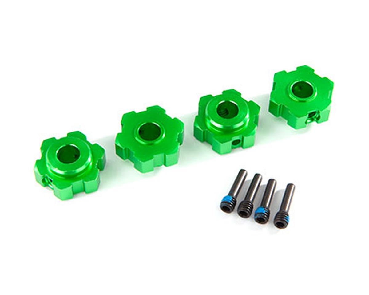 Traxxas 8956G Maxx Rueda de aluminio hexagonal (verde) (4)