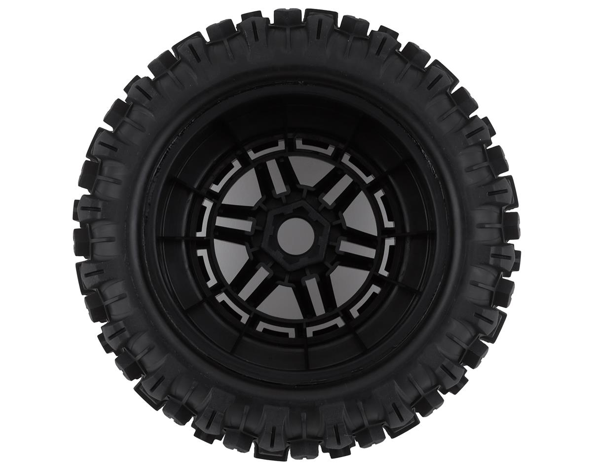 Traxxas 8973 Maxx Pre-Mounted Sledgehammer Tires w/2.8" Wheels (Black) (2) (17mm Hex)