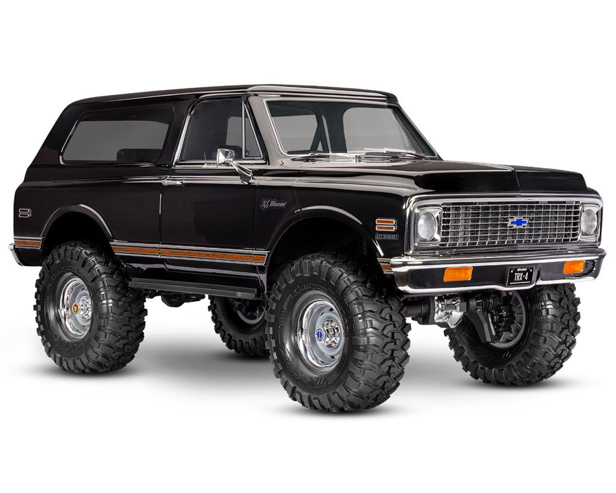 Traxxas 91076-4-BLK TRX-4® 1/10 Electric 4WD RTR Scale Trail Rock Crawler (Black) w/1972 Chevy Blazer Clipless Body & TQi 2.4GHz Radio