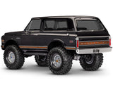 Traxxas 91076-4-BLK TRX-4® 1/10 Electric 4WD RTR Scale Trail Rock Crawler (Black) w/1972 Chevy Blazer Clipless Body & TQi 2.4GHz Radio