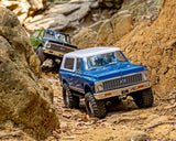 Traxxas 91076-4-BLUE TRX-4® 1/10 Electric 4WD RTR Scale Trail Rock Crawler (Blue) w/1972 Chevy Blazer Clipless Body & TQi 2.4GHz Radio