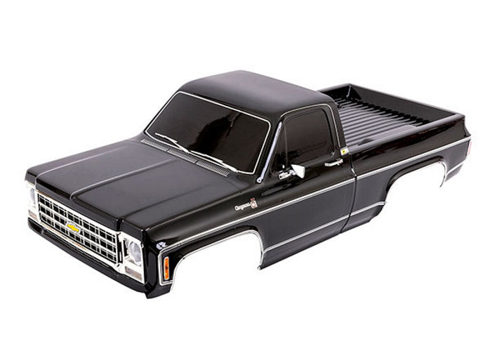 Traxxas 9212X Bod Chevrolet K10 Truck (1979) Painted Black TRX-4