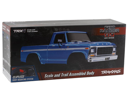 Traxxas 9230 Blue Body Ford F-150 (1979), Complete (Painted, Decals Applied) (Includes Grille, Side Mirrors