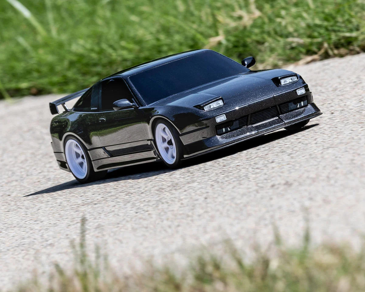 Traxxas 93424-4-BLK 4-Tec® 2.0 Nissan® 240SX 1/10 RTR Electric Brushless 4WD On-Road Car (Black) w/VX3 ESC, TQi™ Sport 2.4GHz Radio & TSM®