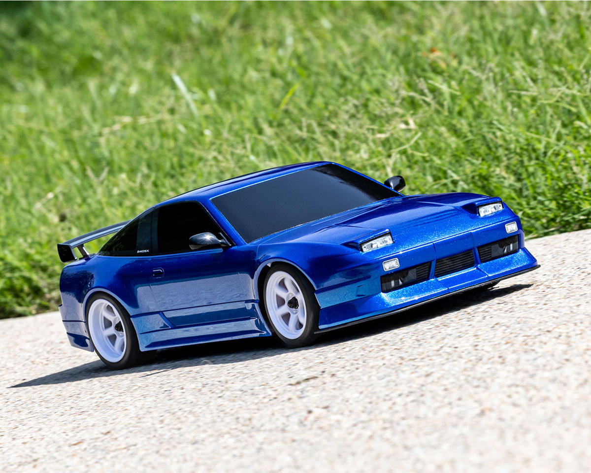 Traxxas 93424-4-BLUE 4-Tec® 2.0 Nissan® 240SX 1/10 RTR Electric Brushless 4WD On-Road Car (Blue) w/VX3 ESC, TQi™ Sport 2.4GHz Radio & TSM®