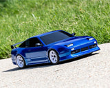 Traxxas 93424-4-BLUE 4-Tec® 2.0 Nissan® 240SX 1/10 RTR Electric Brushless 4WD On-Road Car (Blue) w/VX3 ESC, TQi™ Sport 2.4GHz Radio & TSM®