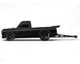 Traxxas 94376-74-BLK Drag Slash HD 1967 Chevrolet C10 1/10 2WD RTR No Prep Truck (Black) w/TQi 2.4GHz Radio & TSM