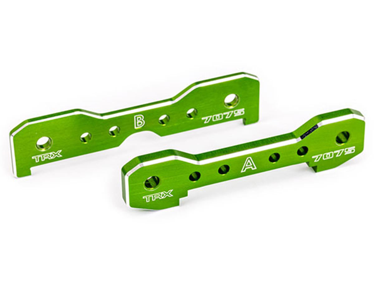 Traxxas 9629G Sledge® Aluminum Front Tie Bars (Green) (2)