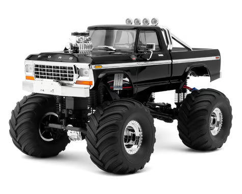 Traxxas 98044-1 TRX-4MT 1/18 4WD RTR Micro Monster Truck w/1979 Ford F-150 Body (Black) w/TQ 2.4GHz Radio