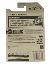 Hot Wheels '87 Buick Regal GNX (Treasure Hunt) | Nightspeed Series 1/10