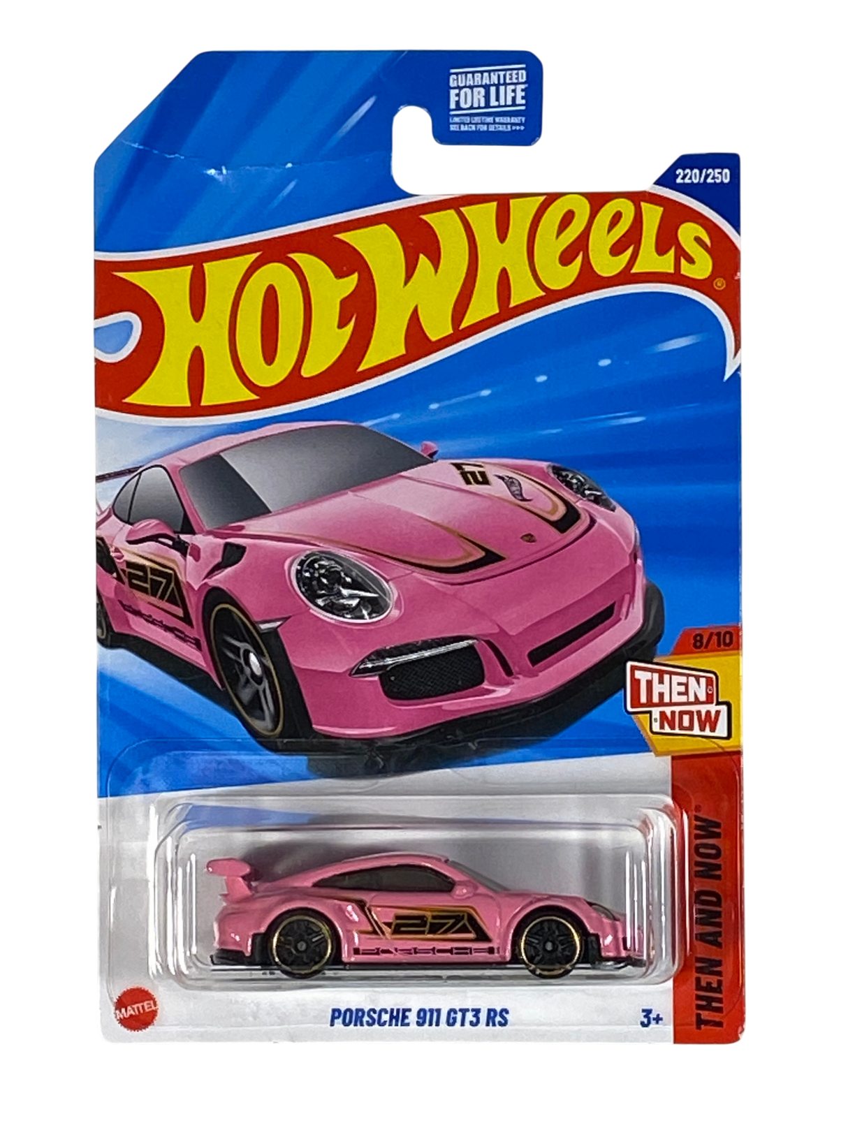 Hot Wheels Porsche 911 GT3 RS | Then and Now Series 8/10 (Damaged Packaging)
