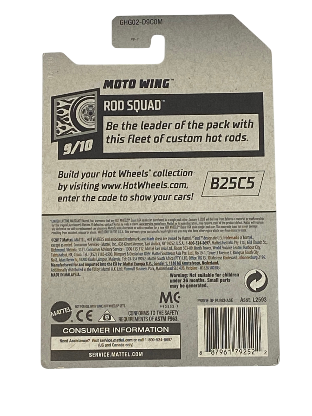 Hot Wheels Motto Wing | Rod Squad Series 9/10