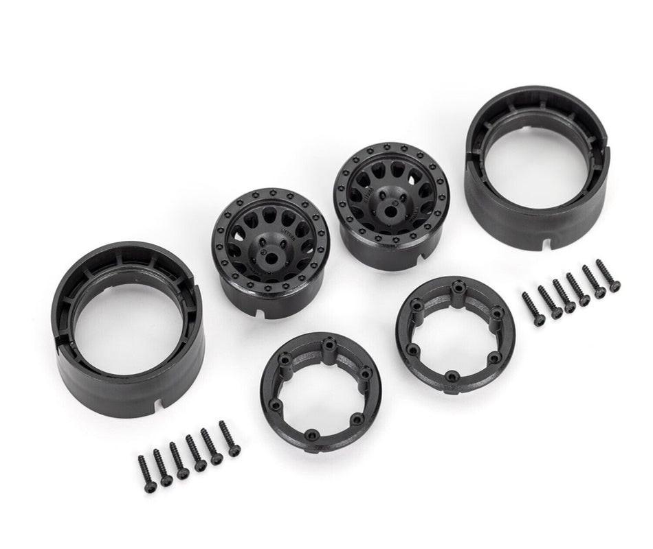 Traxxas 9781 TRX-4M Wheels Method 105 1.0” Black Beadlock