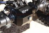 GPM ALUMINUM FRONT/REAR GEARBOX COVER TRAXXAS TRX-4 TRAIL DEFENDER CRAWLER BLUE