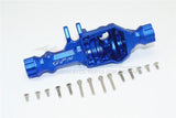 GPM ALUMINUM FRONT GEAR BOX W/O COVER TRAXXAS TRX-4 TRAIL DEFENDER CRAWLER BLUE