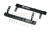 GPM RC CAR ALUMINUM SIDE STEPS TRAXXAS TRX-4 TRAIL DEFENDER CRAWLER BLACK