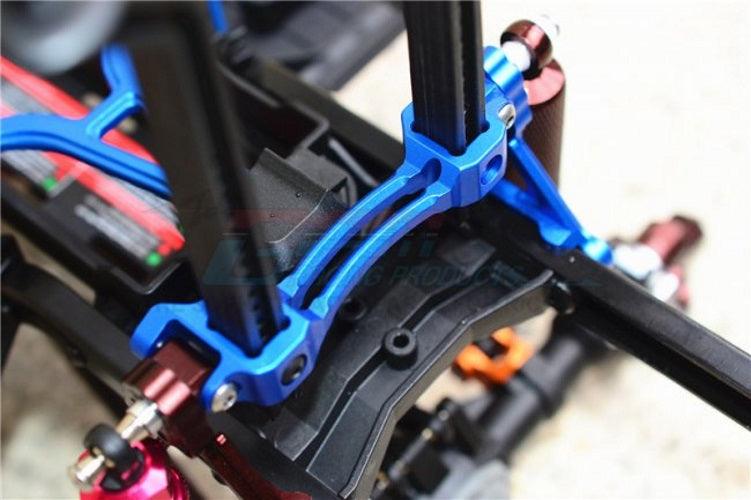 GPM ALUMINUM FRONT/REAR BODY POST MOUNT Traxxas TRX-4 Black