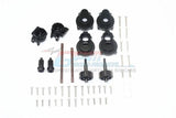 GPM REAR GEAR BOX KNUCKLE ARMS+SPINDLE GEAR+REAR AXLE SHAFT TRAXXAS TRX-4 BLACK