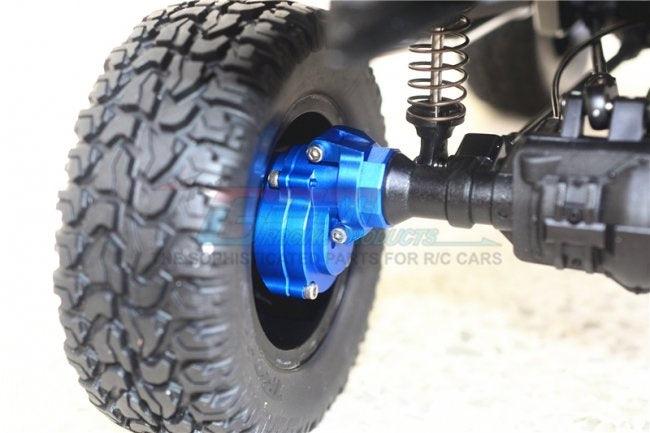 GPM REAR GEAR BOX KNUCKLE ARMS+SPINDLE GEAR+REAR AXLE SHAFT TRAXXAS TRX-4 BLACK