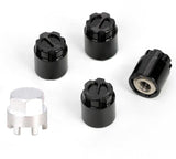 Powerhobby M2.5 Locking Hubs w Tool (4) FOR Traxxas TRX-4M Black TRX4m
