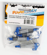 Powerhobby Aluminum 51mm Long Travel Shocks Blue FOR Traxxas TRX-4M