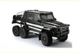 GPM RC CAR STAINLESS STEEL SLIP PROOF TREAD TRAXXAS TRX-4 (AMG VERSION) SILVER