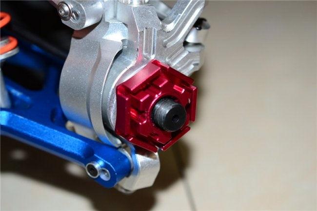 GPM TXM006/+3-BLUE ALUMINUM WHEEL HEX CLAW (+3MM) TRAXXAS X-MAXX 4X4