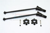 GPM HARDEN STEEL #45 CVD FOR 6S FRONT REAR WITH ALLOY HEX TRAXXAS X-MAXX BLACK
