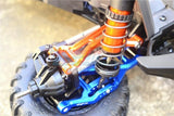 Gpm TXMS054F/R-B Aluminum Front/Rear Upper Arms Blue (14 Pieces Set)