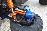 Gpm Harden Steel+Aluminum Adjustable CVD Drive Shaft Blue Traxxas Maxx